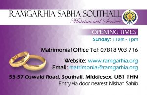 Ramgarhia Matrimonial Services